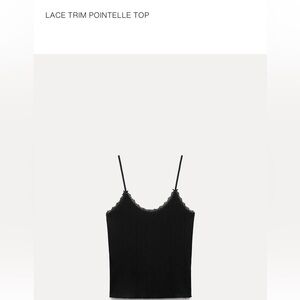 ZARA LACE TANK TOP
